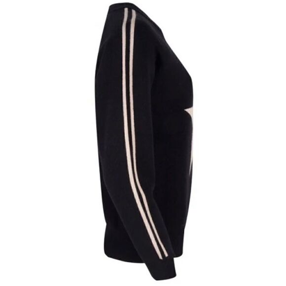 ESQUALO Black Star Women Sweater/Excellent Size M - Picture 2 of 7